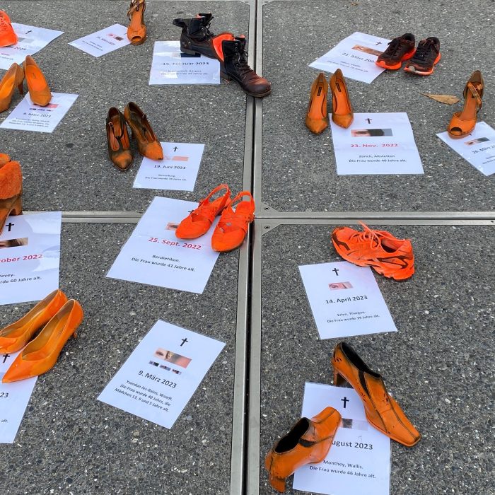 Eindrückliche Orange Day-Aktion in Luzern